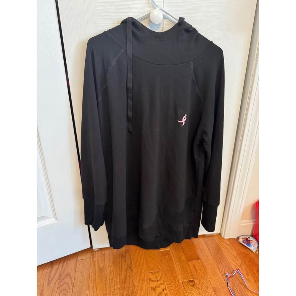 Susan G. Komen by Earth Yoga Hoodie XXL NWOT Bamboo